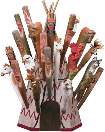 Native American Teepee Counter Merchandising Deal