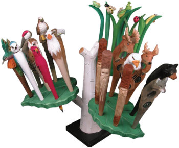 Notebook & Clipboard Display, 25"X15"X21" Holds 36