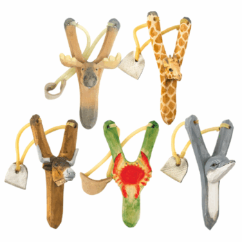 Hand-Carved Wood Slingshots