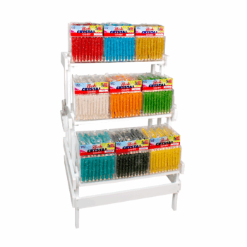 9 Bin Rock Crystal Candy Wood Floor Display