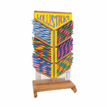 Lollisticks®<br>6 Compartment<br>Counter Display