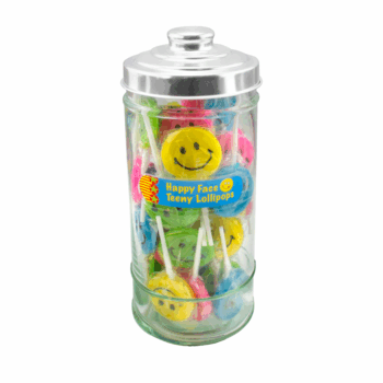 Teeny Lollipop Glass Display Jar