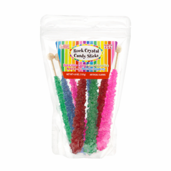 Rock Crystal Candy 8 Pack Stand Up Bag: Assorted