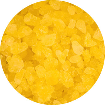 Yellow Pineapple Rock Candy Crystals