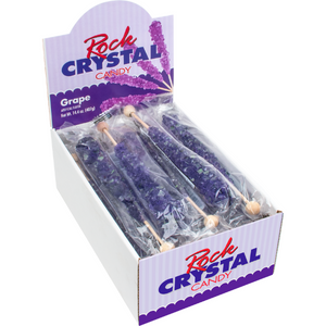 Purple/Grape 24ct Rock Crystal Candy Self Merchandising Box