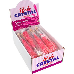Hot Pink/Cotton Candy 24ct Rock Crystal Candy Self Merchandising Box