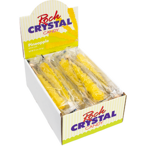 Yellow/Pineapple 24 ct Rock Crystal Candy Self Merchandising Box
