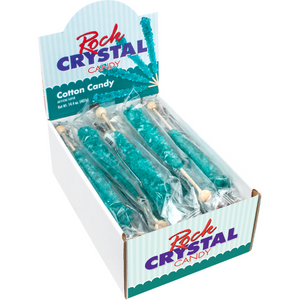 Caribbean Blue/Cotton Candy 24ct Rock Crystal Candy Self Merchandising Box