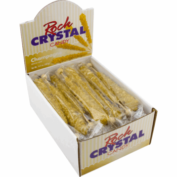 Gold Shimmer/Champagne 24ct Rock Crystal Candy Self Merchandising Box