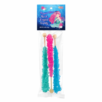 Magical Mermaid Rock Crystal Candy 3 Stick Peg Bag