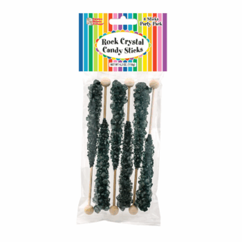 Black/Black Cherry Rock Crystal Candy 6 Stick Party Pack