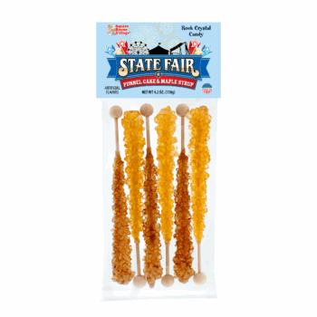 Maple Syrup & Funnel Cake Rock Crystal Candy State Fair Pack